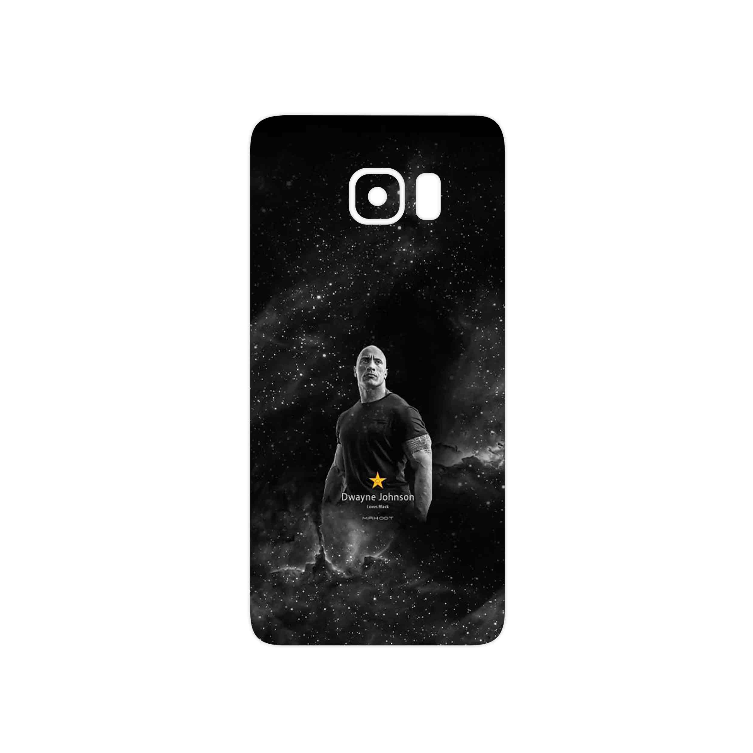 برچسب پوششی ماهوت مدل Dwayne Johnson مناسب برای گوشی موبایل سامسونگ Galaxy S6 Edge