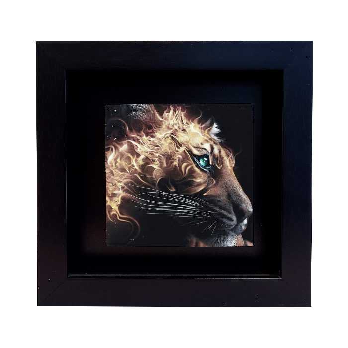 تابلو کاشی طرح شیر آتشین مدل EM 1002
