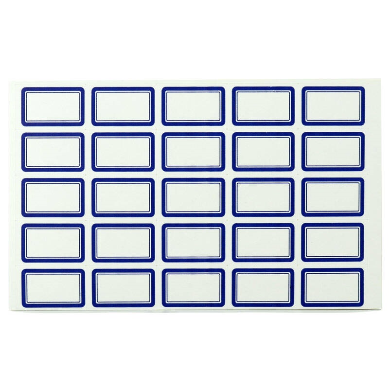 برچسب دور آبی 13*23 میلی متر بسته 1250 عددی