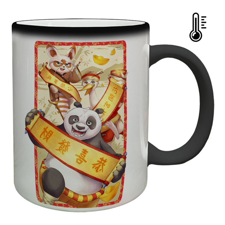 ماگ حرارتی مدل پاندا کونگ فو کار کد 59