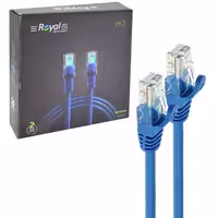 کابل 20 متری شبکه CAT5 رویال Royal پک کارتنی