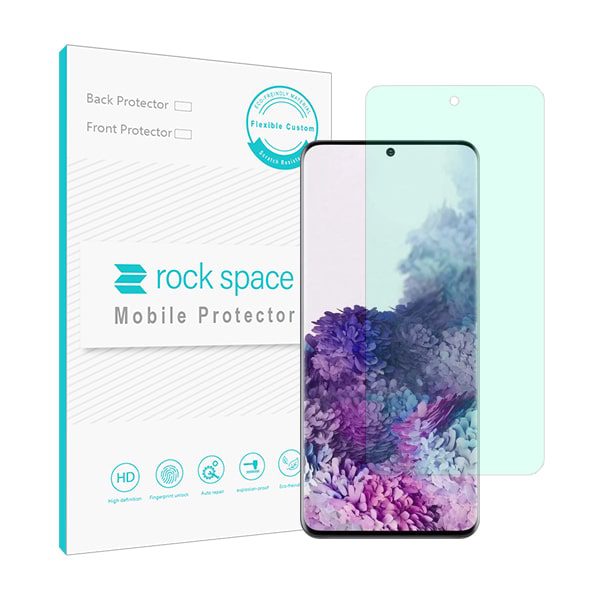 گلس سامسونگ s20 مدل نانو هیدروژل گرین لایت برند راک اسپیس کد S