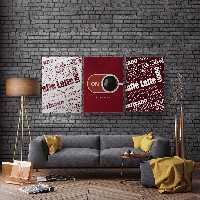 قاب عکس سه تیکه شاسی طرح کافه TA-1039