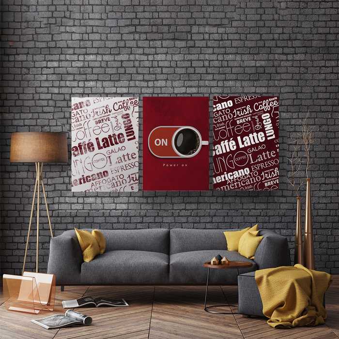 قاب عکس سه تیکه شاسی طرح کافه TA-1039