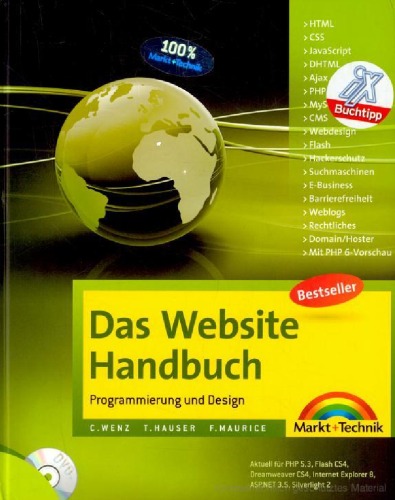 خرید و دانلود نسخه کامل کتاب Das Website Handbuch: Programmierung und Design