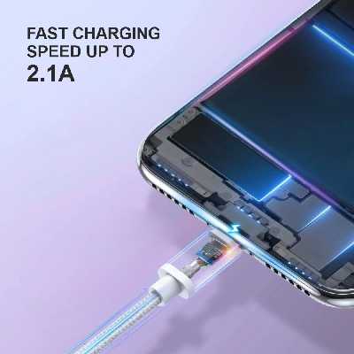 کابل تبدیل USB به لایتنینگ هانی ول مدل 0202 طول 1.2 متر