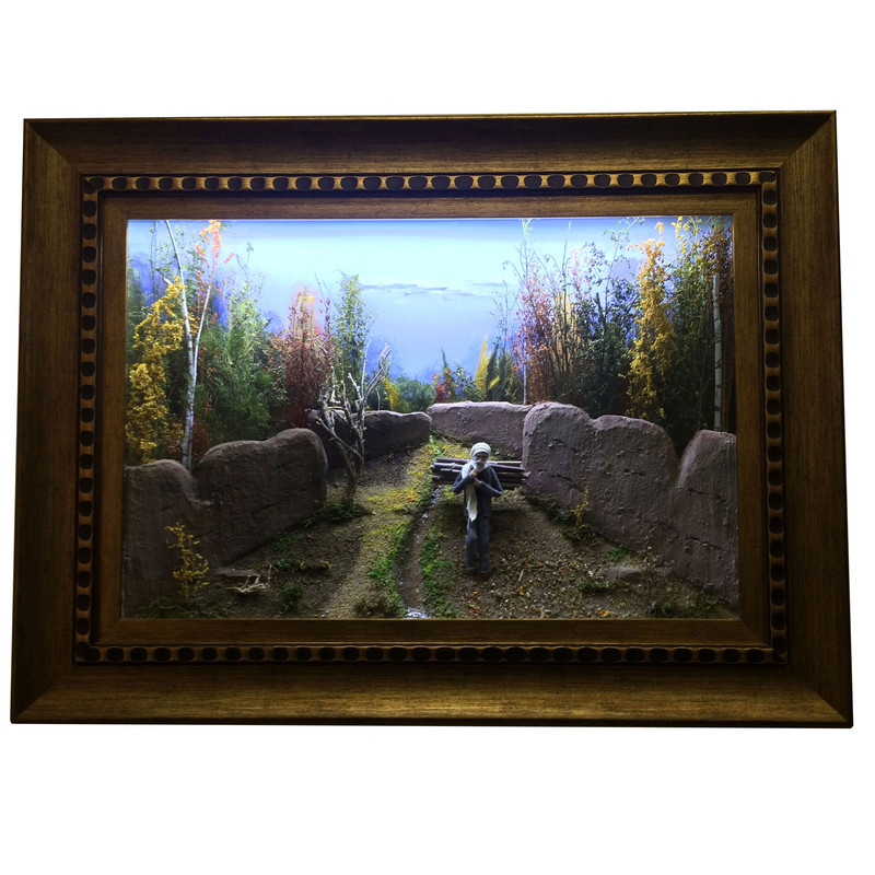 تابلو سه بعدی مدل LIGHT BOX | دنیای قاب