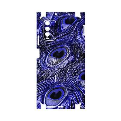 برچسب پوششی ماهوت مدل Purple Feather-FullSkin مناسب برای گوشی موبایل شیائومی Redmi 9T