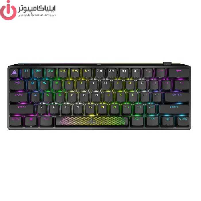 کیبورد بی سیم مخصوص بازی کورسیر مدل K70 PRO MINI RGB
