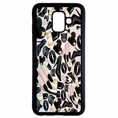 کاور طرح دخترانه کد 6659 مناسب برای گوشی موبایل سامسونگ galaxy a8 2018