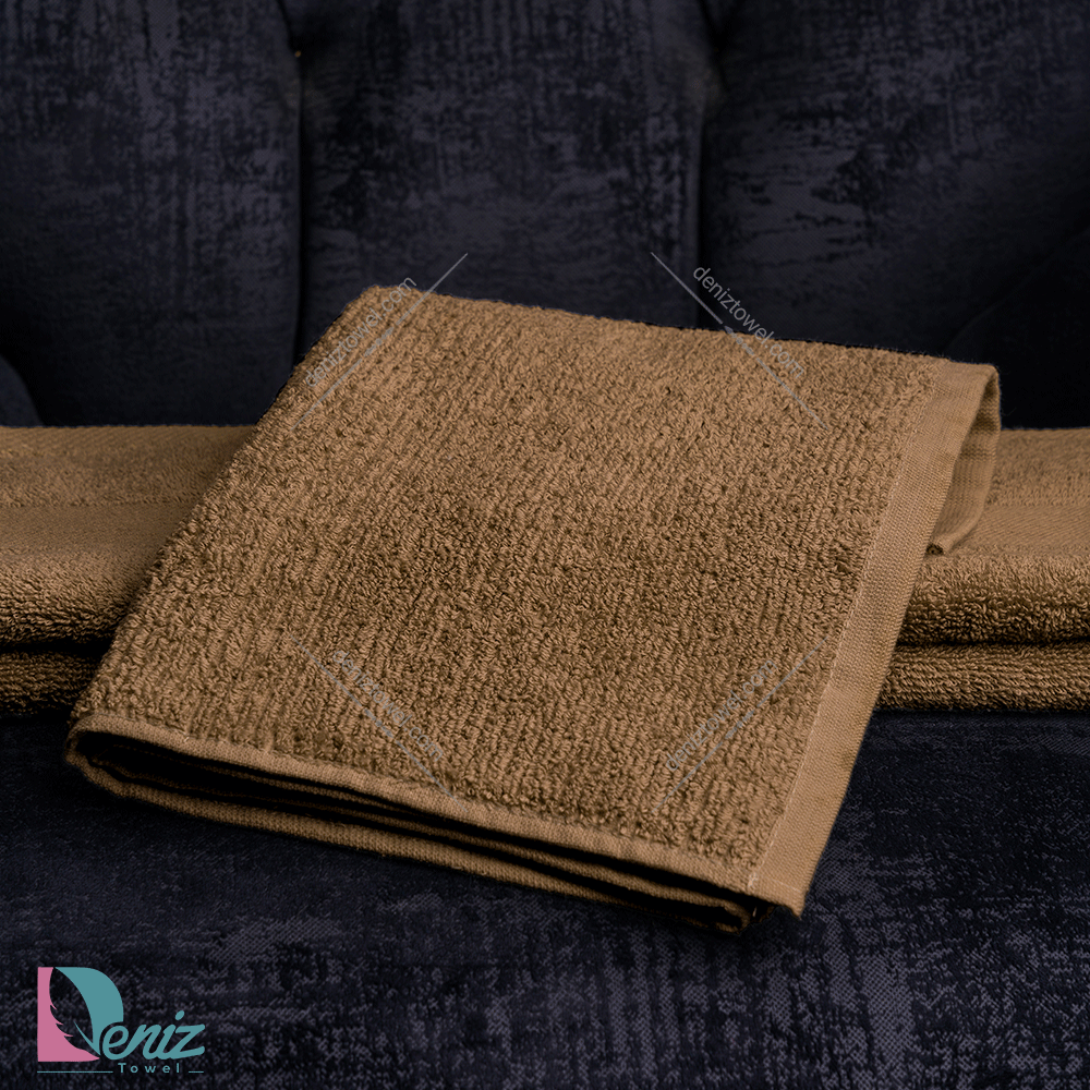 حوله دستی روکو رنگ شکلاتی