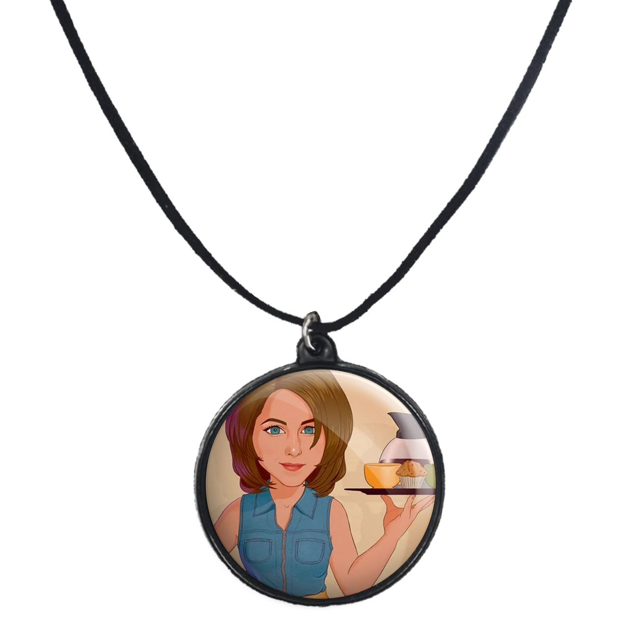 گردنبند پرمانه طرح فرندز کد pmb.18914 مدل دو طرفه