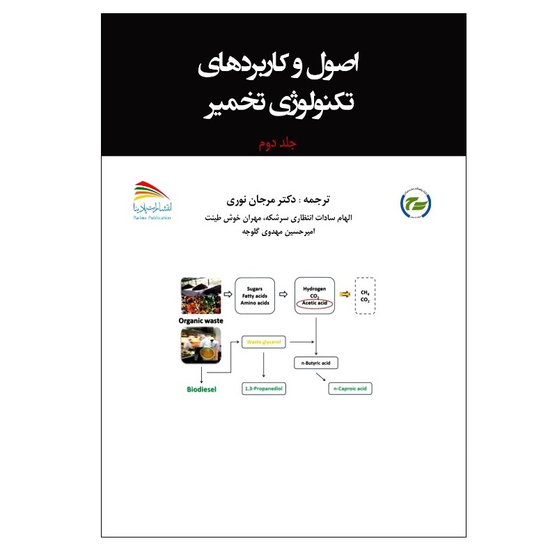  کتاب درسنامه اصول و کاربردهای تکنولوژی تخمیر اثر آریندام کویلا و وینی شارما انتشارات پادینا