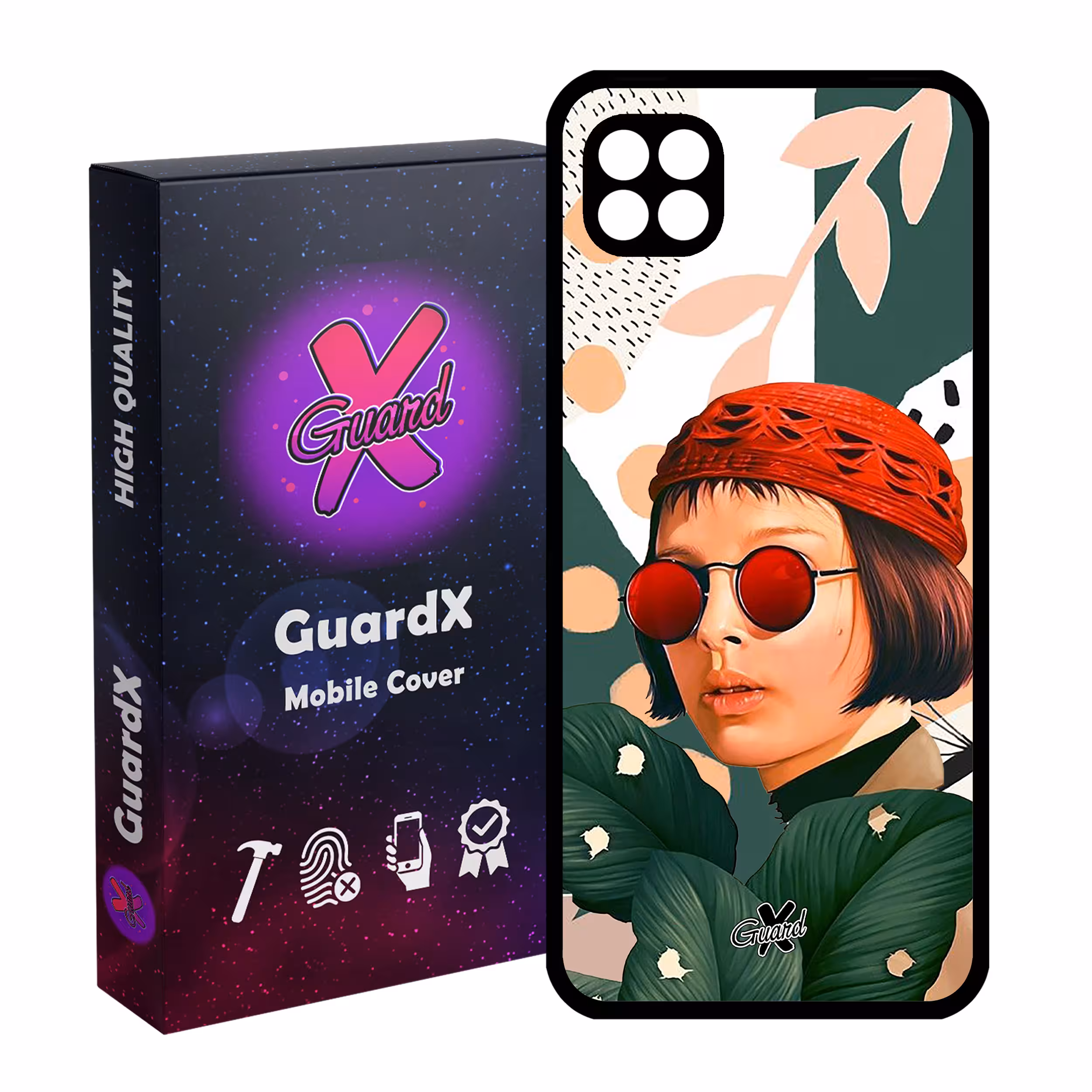 کاور گارد ایکس طرح ماتیلدا مدل Glass10341 مناسب برای گوشی موبایل سامسونگ Galaxy A22 5G