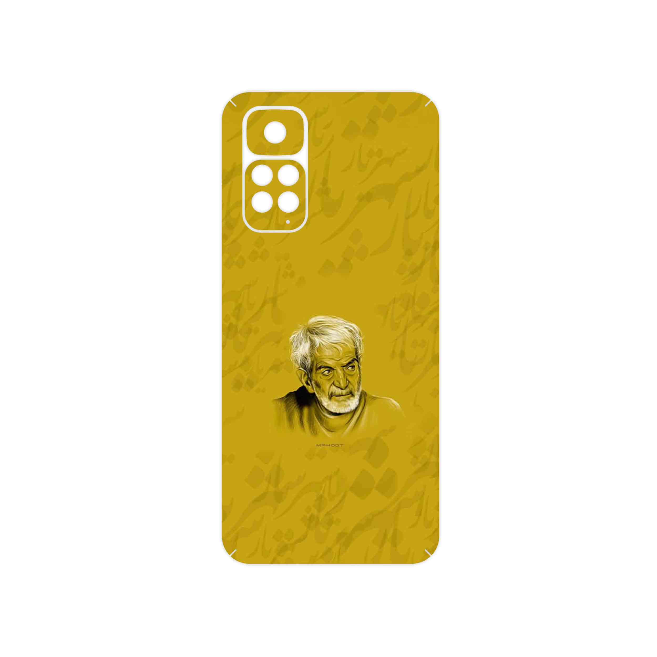 برچسب پوششی ماهوت مدل MohammadHossein Shahriar مناسب برای گوشی موبایل شیائومی Redmi Note 11S