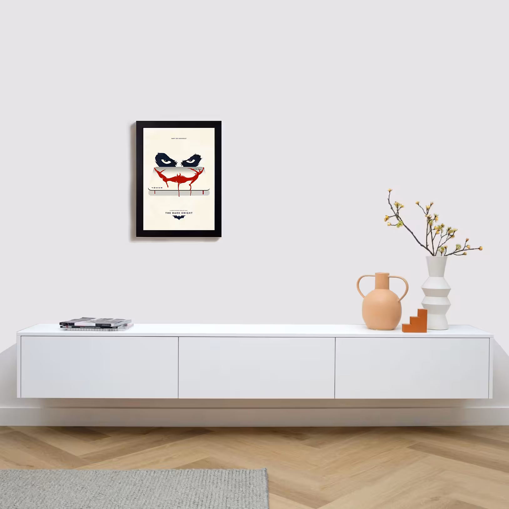 تابلو مدل فیلم بتمن شوالیه تاریکی جوکر batman the dark knight joker B270