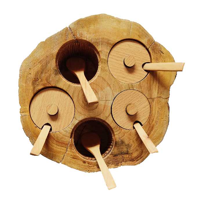 جا ادویه 11 پارچه مدل ROUND01