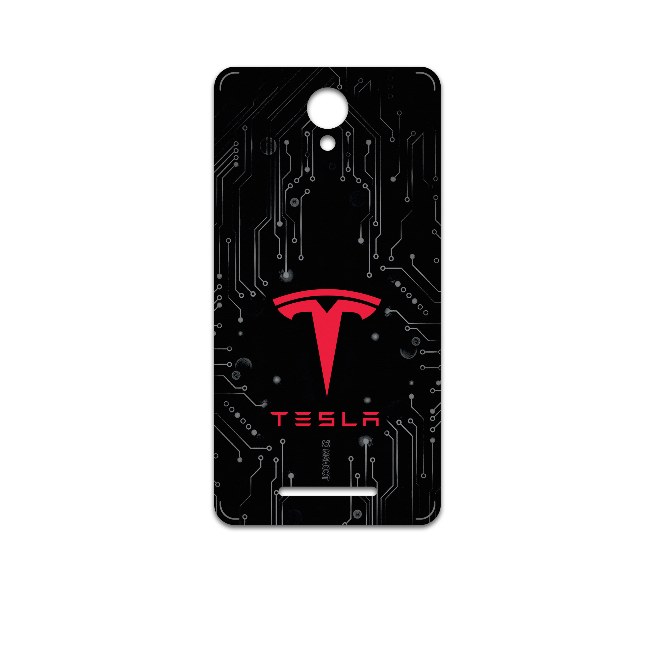 برچسب پوششی ماهوت مدل TESLA-Motors مناسب برای گوشی موبایل شیائومی Redmi Note 2