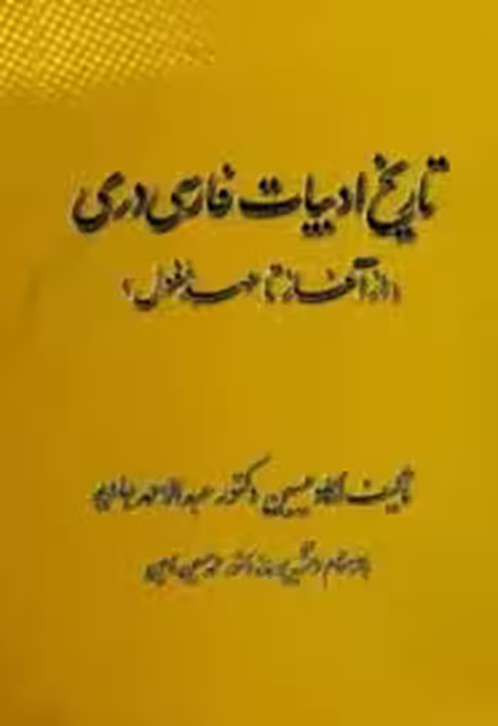 تاریخ ادبیات فارسی دری: از آغاز تا عهد مغول