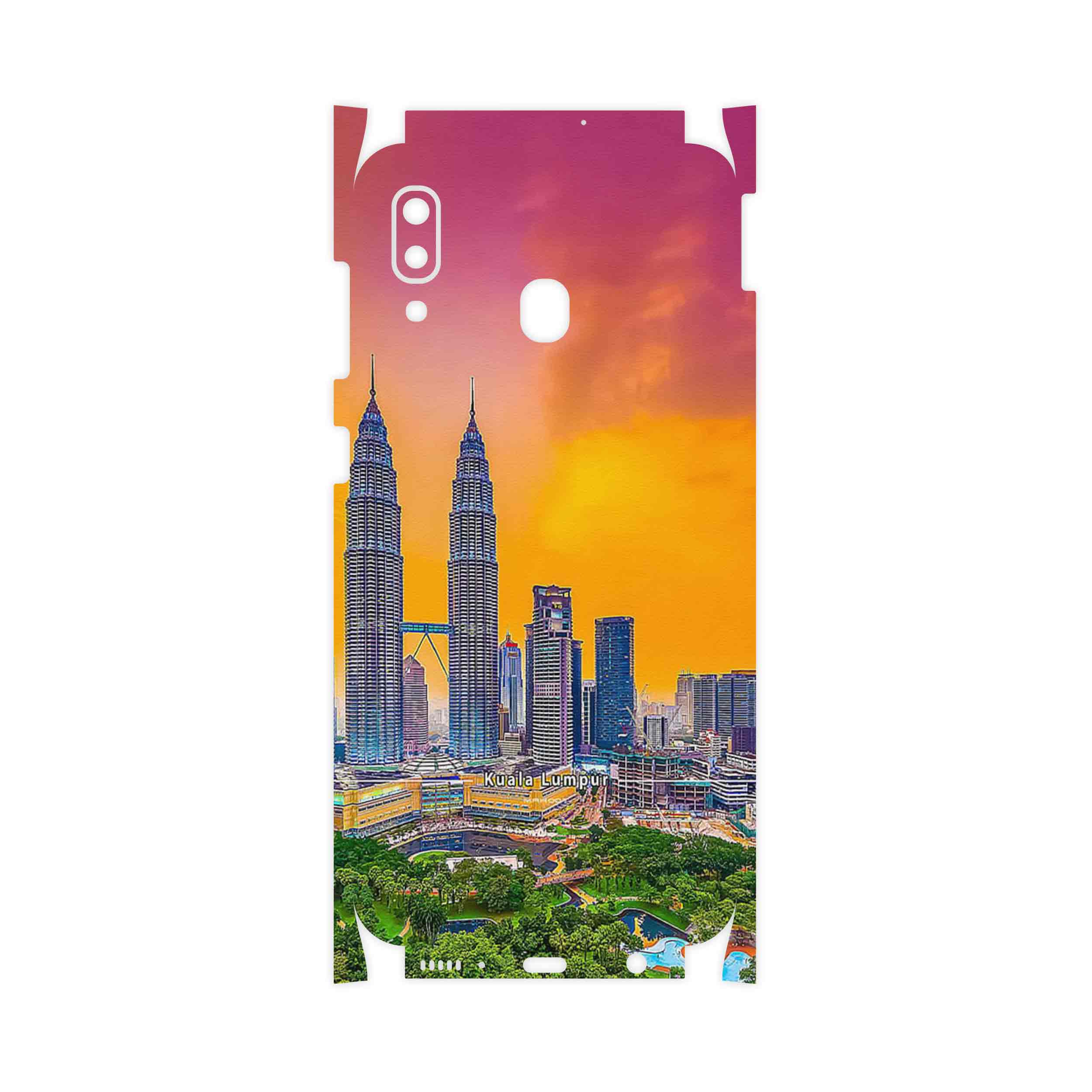 برچسب پوششی ماهوت مدل City of Kuala Lumpur-FullSkin مناسب برای گوشی موبایل سامسونگ Galaxy M10s