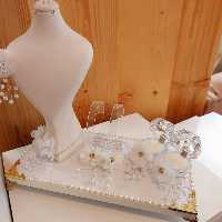 استند جواهرات عروس و جاحلقه و ساعت (پس کرایه)
