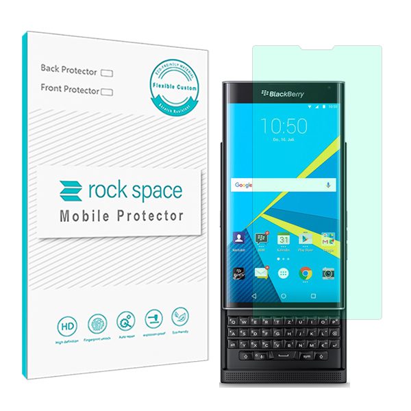 گلس بلک بری Priv STV100-4 مدل نانو هیدروژل گرین لایت برند راک اسپیس کد S
