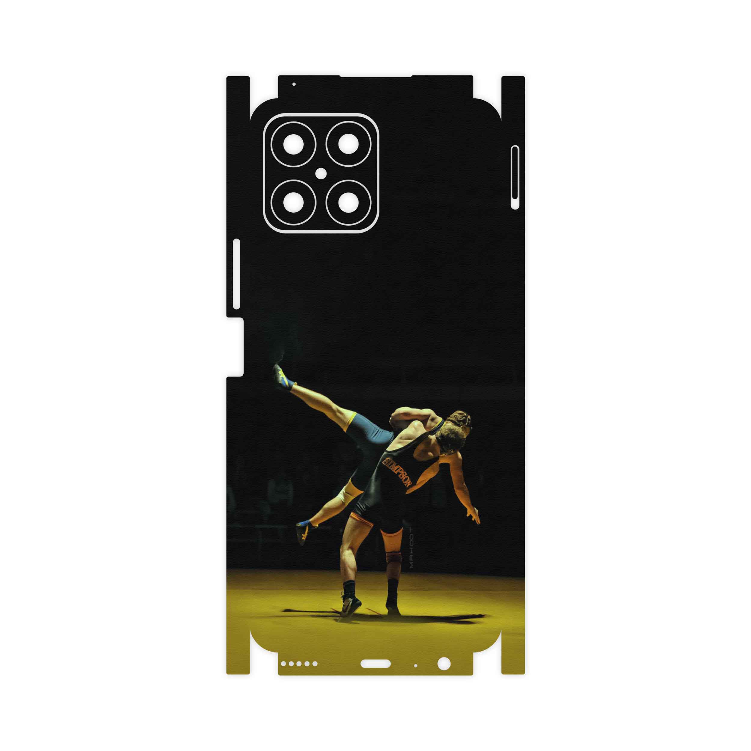 برچسب پوششی ماهوت مدل Wrestling-FullSkin مناسب برای گوشی موبایل آنر X8