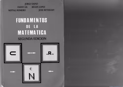 خرید و دانلود نسخه کامل کتاب Fundamentos de la Matemática