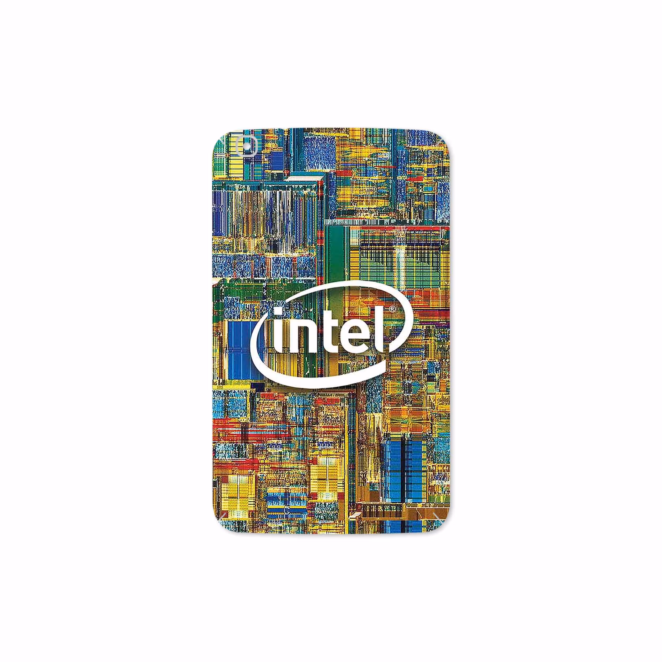 برچسب پوششی ماهوت مدل Intel Brand مناسب برای تبلت سامسونگ Galaxy Tab 3 8.0 2013 T315