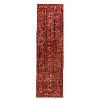 فرش دستبافت کناره طول چهار متری مدل نقشه بلوچ  کد 34.2935