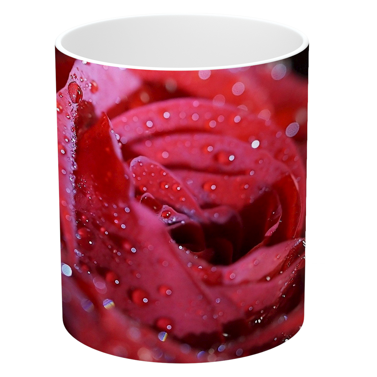  ماگ طرح گل رز و شبنم مدل NI2328