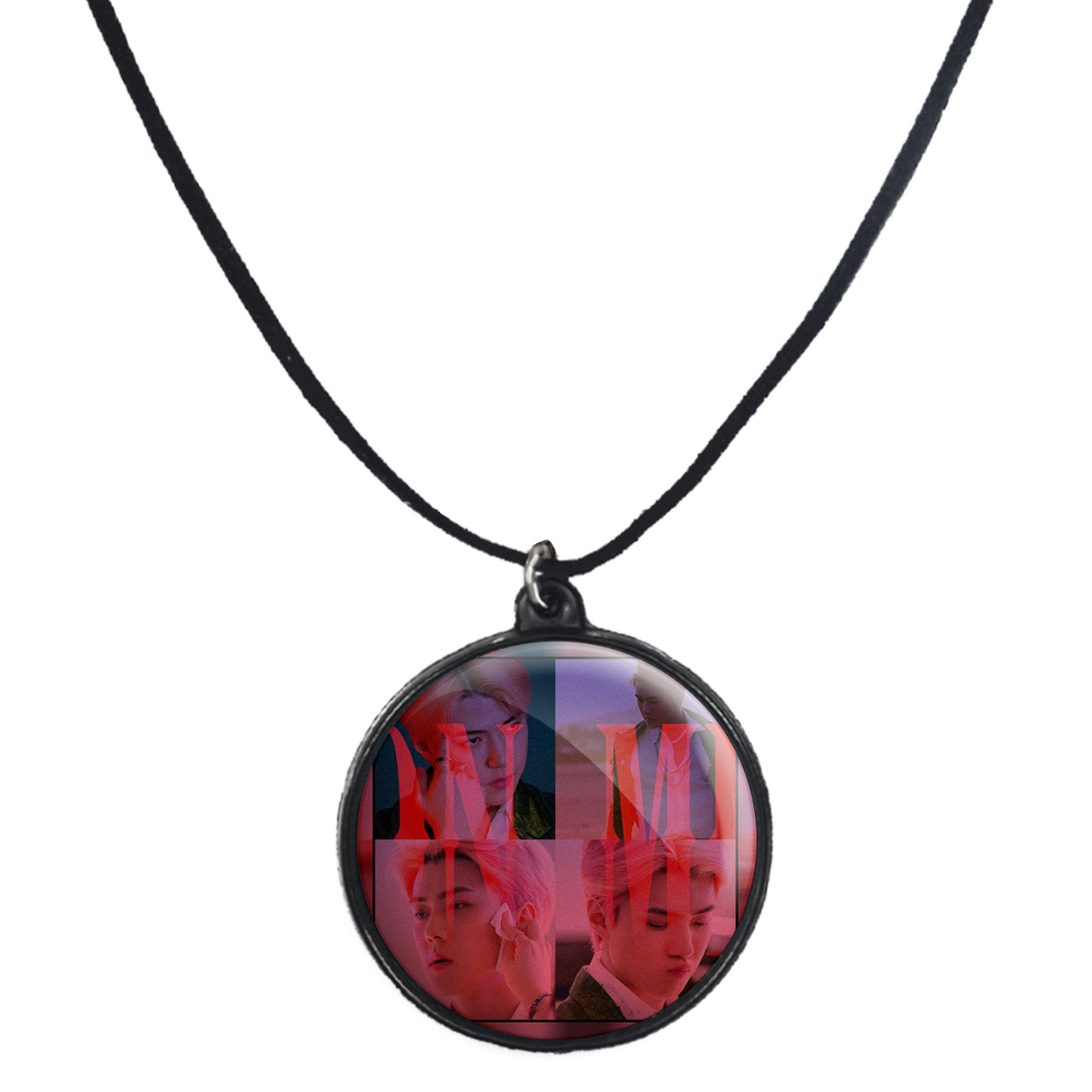 گردنبند پرمانه طرح exo کد pmb.13992 مدل دو طرفه