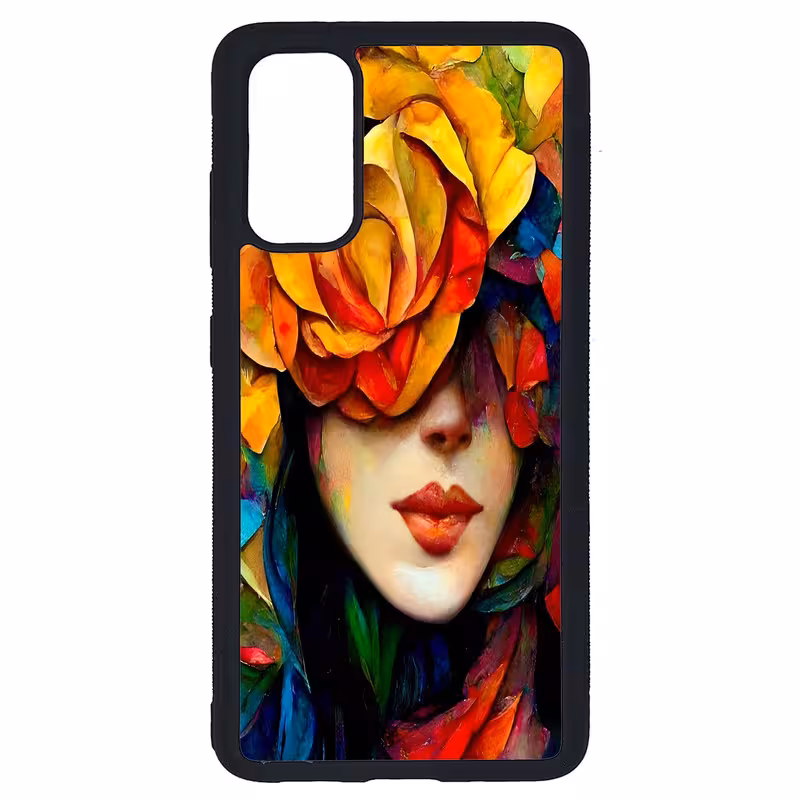 کاور طرح نقاشی چهره کد G-043 مناسب برای گوشی موبایل سامسونگ Galaxy S20 | دیجی قاب دونی
