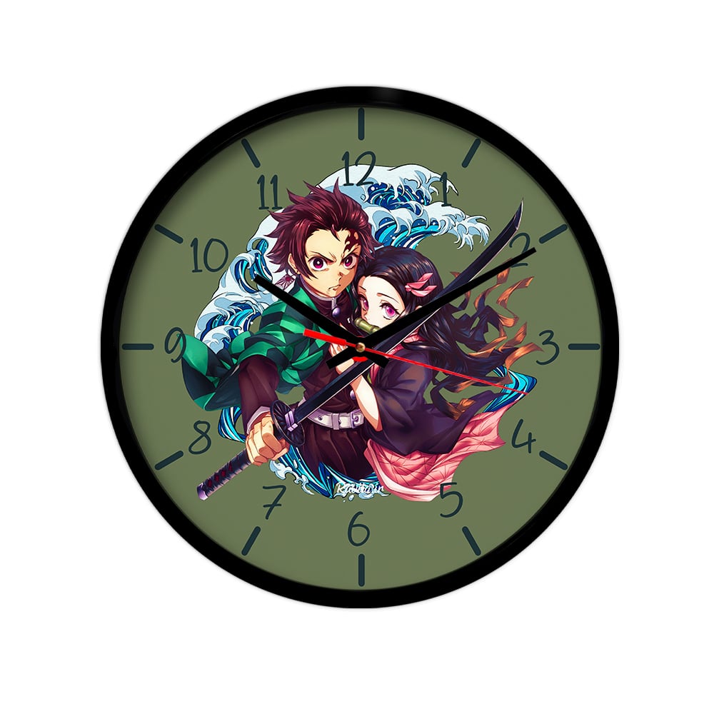 ساعت‌ دیواری رومیزی راویتا طرح نزوکو کامادو کد 3481