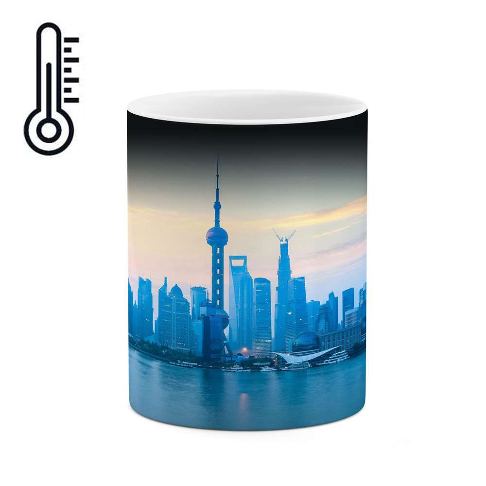 ماگ حرارتی طرح منظره زیبا  مدل mgph13657