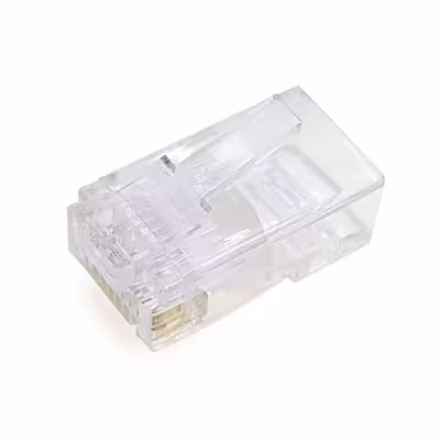 سوکت شبکه CAT5 مدل 8P8C بسته 50 عددی 