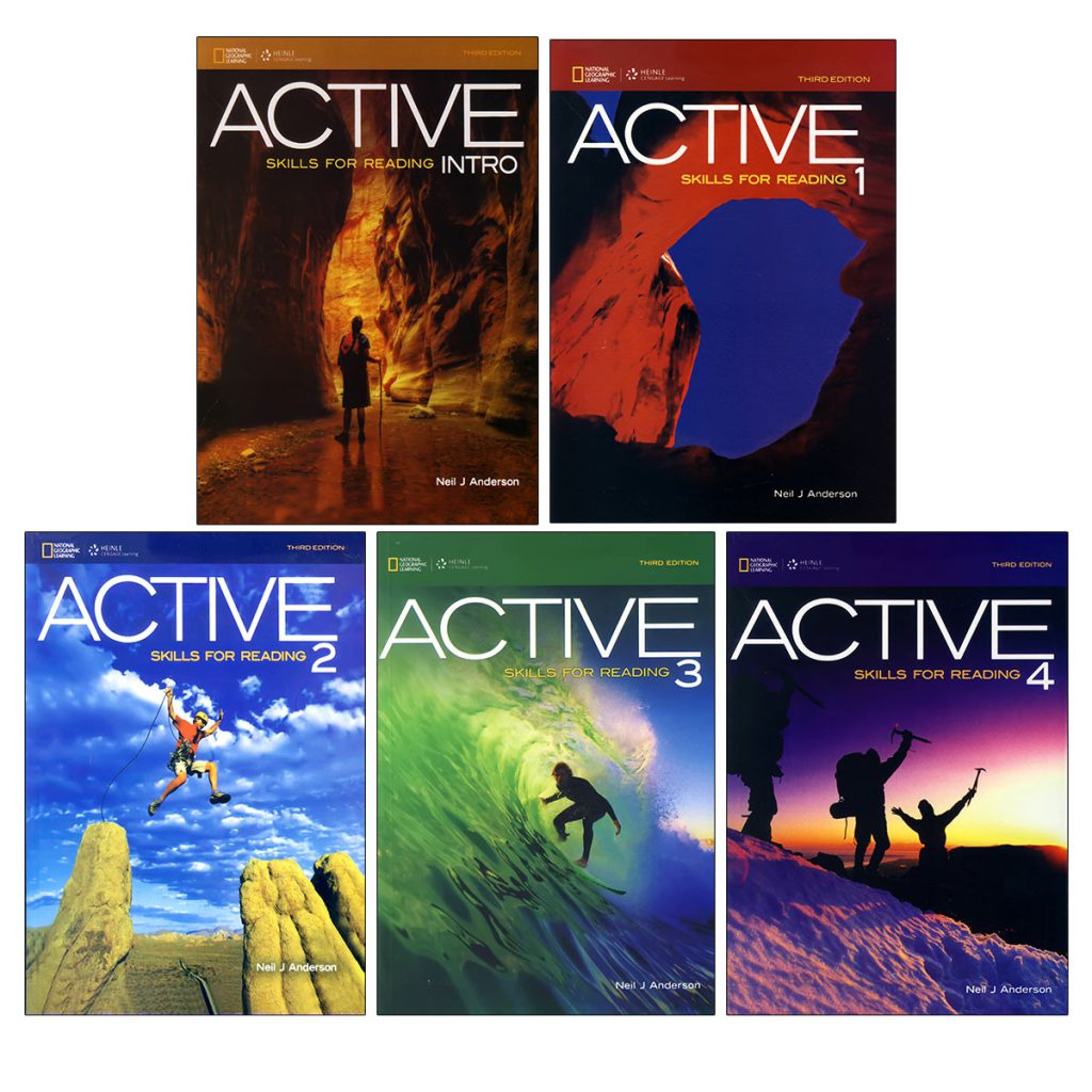 کتاب ACTIVE Skills for Reading 3rd Edition اثر Neil J Anderson انتشارات اف تي پرس 5جلدی
