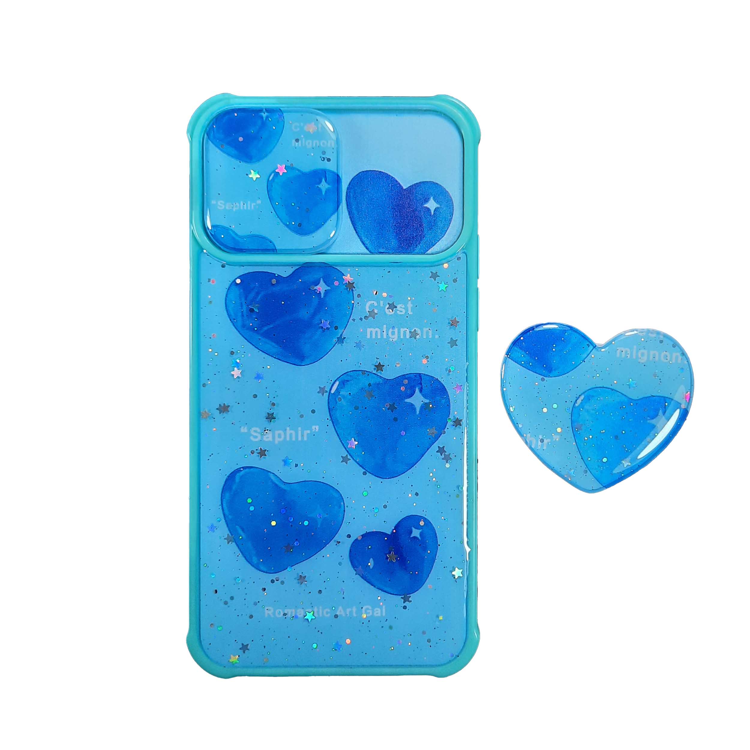 کاور مدل سیلیکونی مناسب برای گوشی موبایل اپل iphone 12 به همراه پاپ سوکت