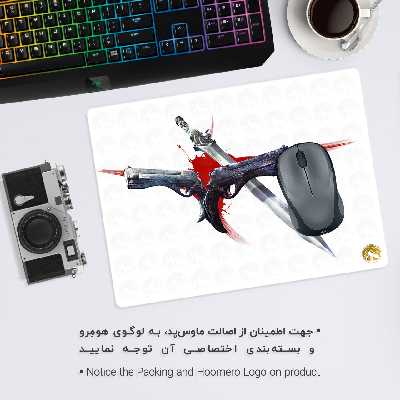 ماوس پد هومرو مدل A4030 طرح بازی Devil May Cry