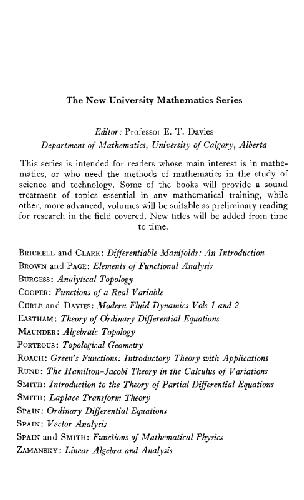 خرید و دانلود نسخه کامل کتاب Differentiable manifolds
