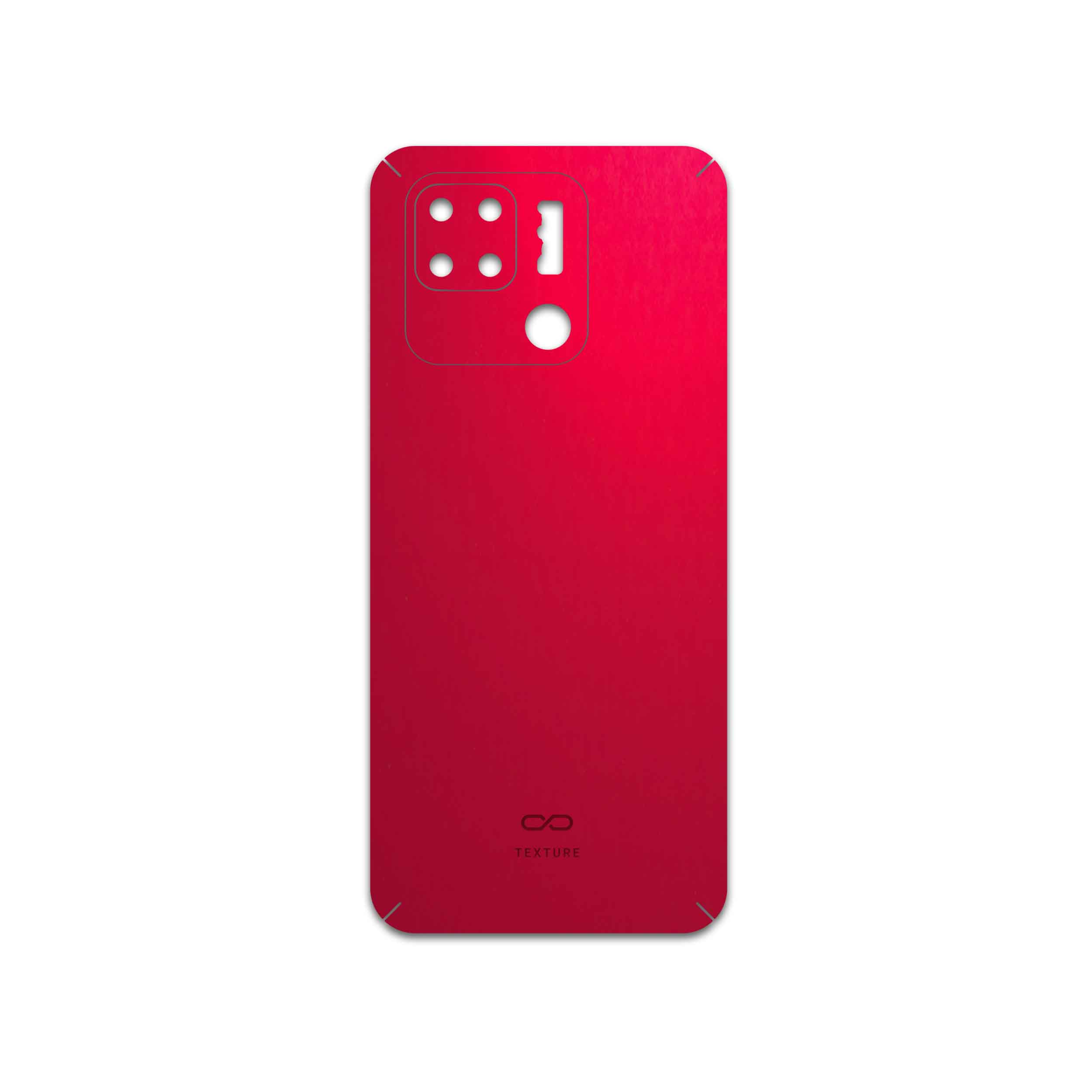 برچسب پوششی ماهوت مدل Matte-Warm-Red مناسب برای گوشی موبایل شیائومی Redmi 10C