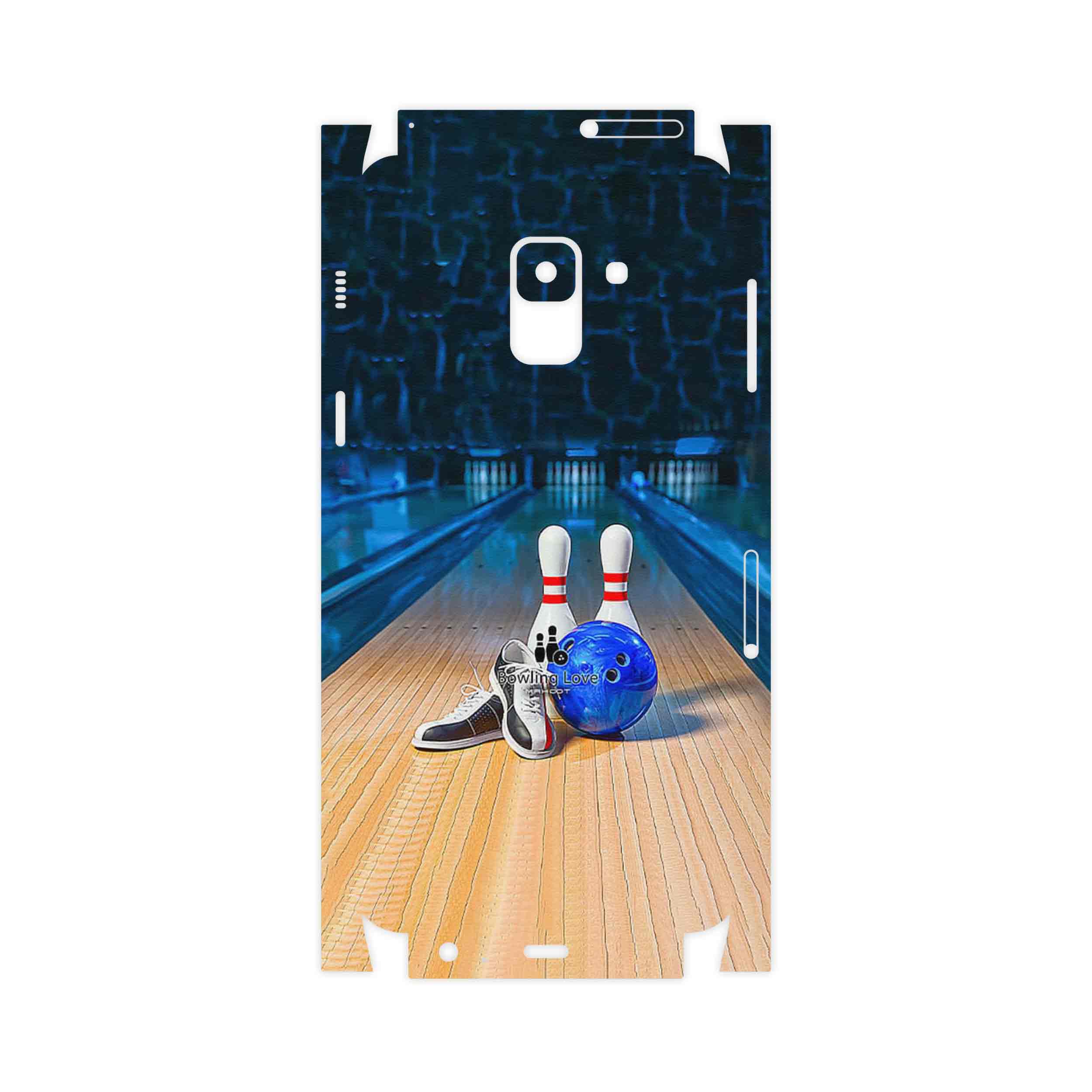 برچسب پوششی ماهوت مدل Bowling-FullSkin مناسب برای گوشی موبایل سامسونگ Galaxy A8 2018