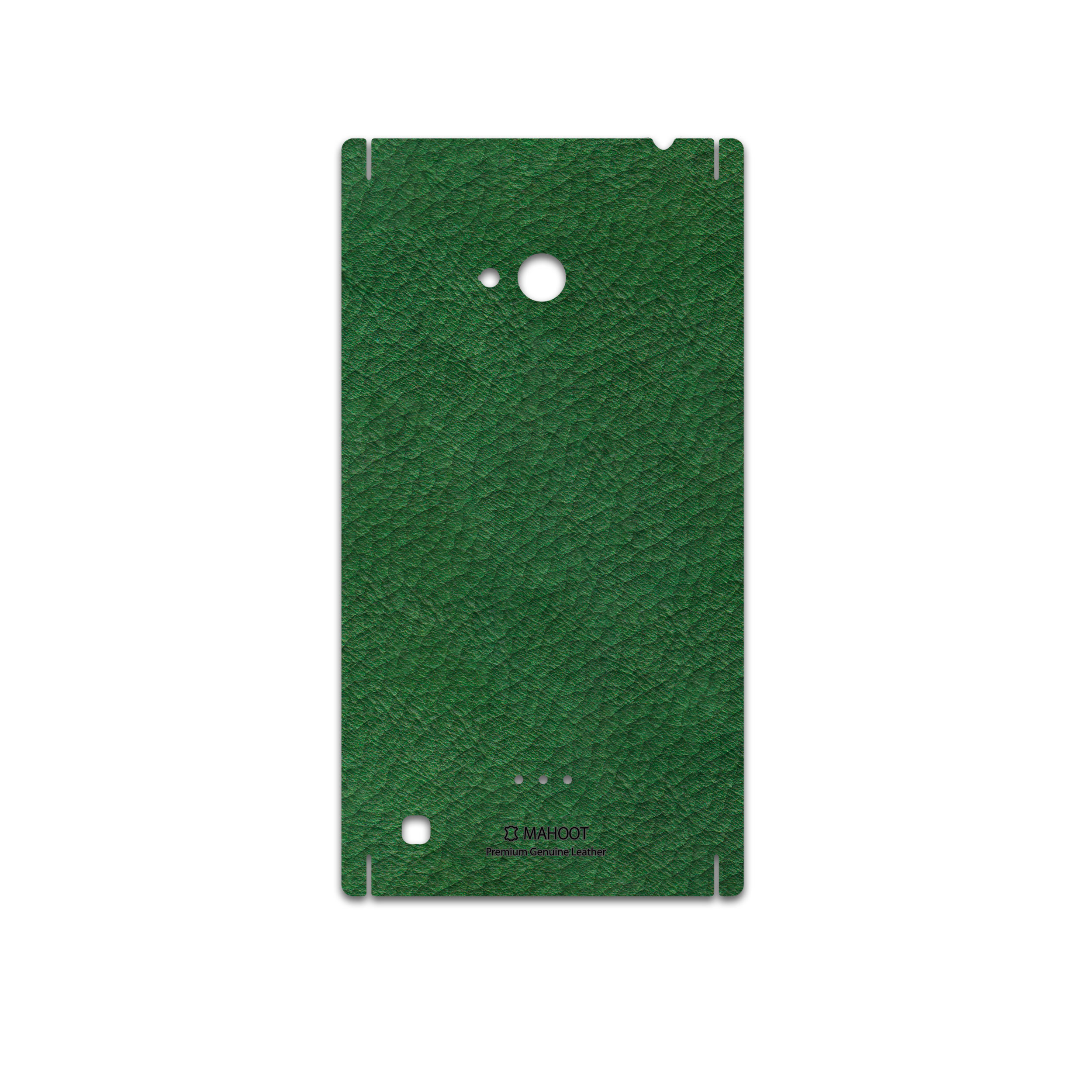 برچسب پوششی ماهوت مدل Green-Leather مناسب برای گوشی موبایل نوکیا Lumia 720