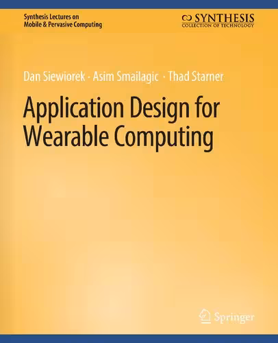 خرید و دانلود نسخه کامل کتاب Application Design for Wearable Computing