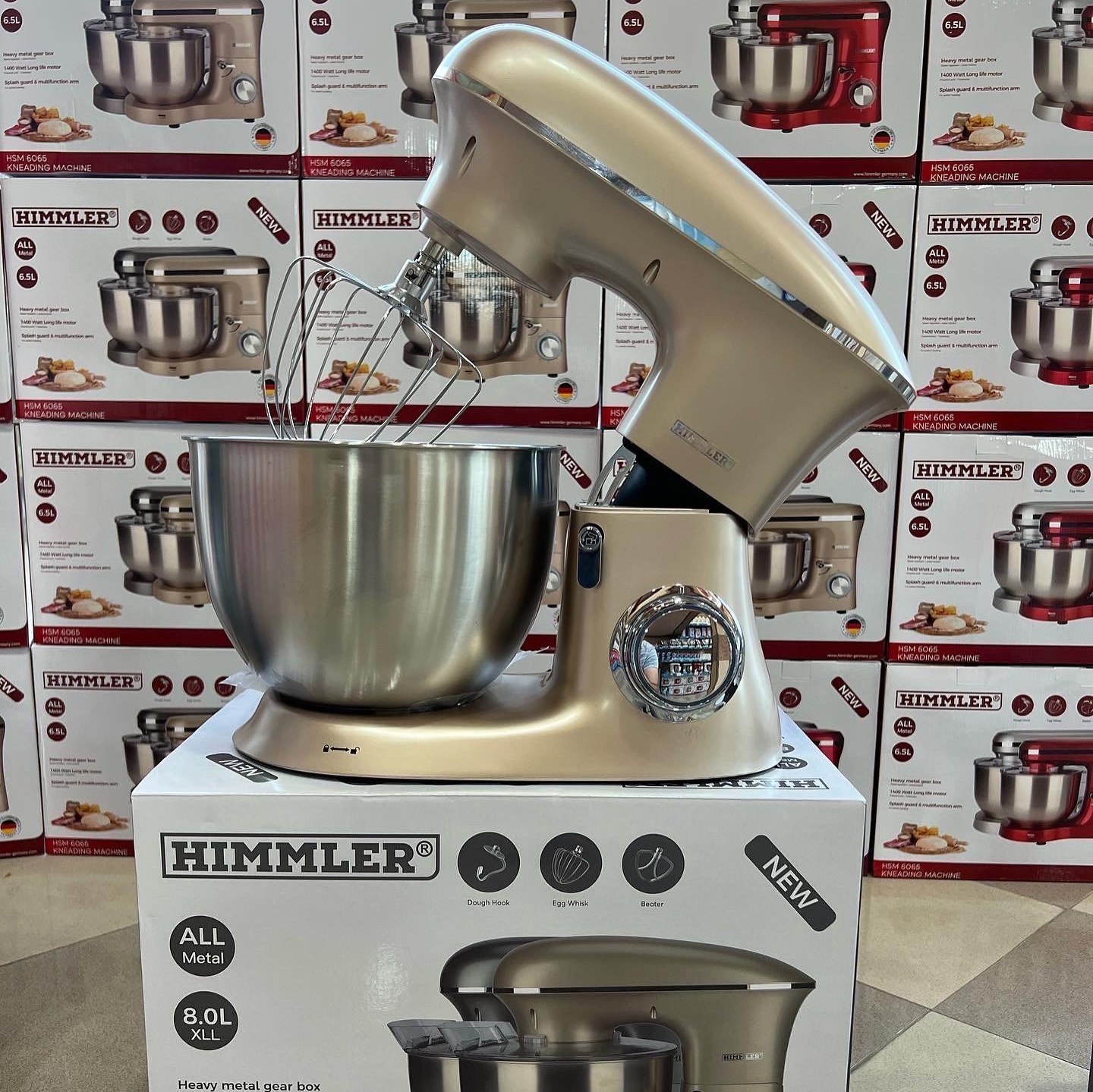 همزن هیملر 8 لیتری 1800 وات گارانتی دار 