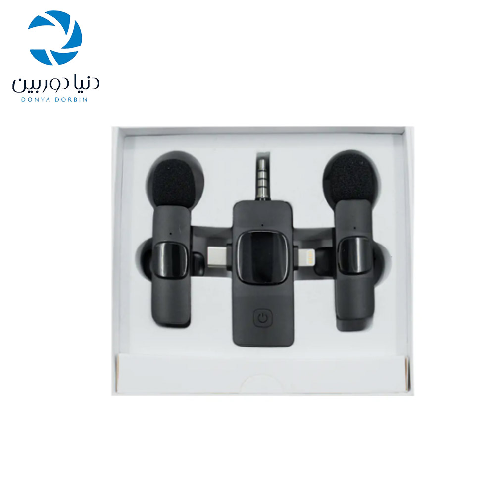 میکروفون دابل بی سیم انسر Answer k15 Wirreless Microphone