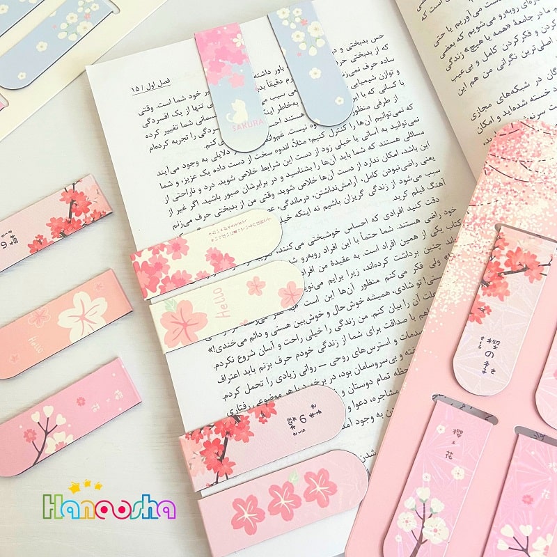 بوک مارک مگنتی طرح شکوفه