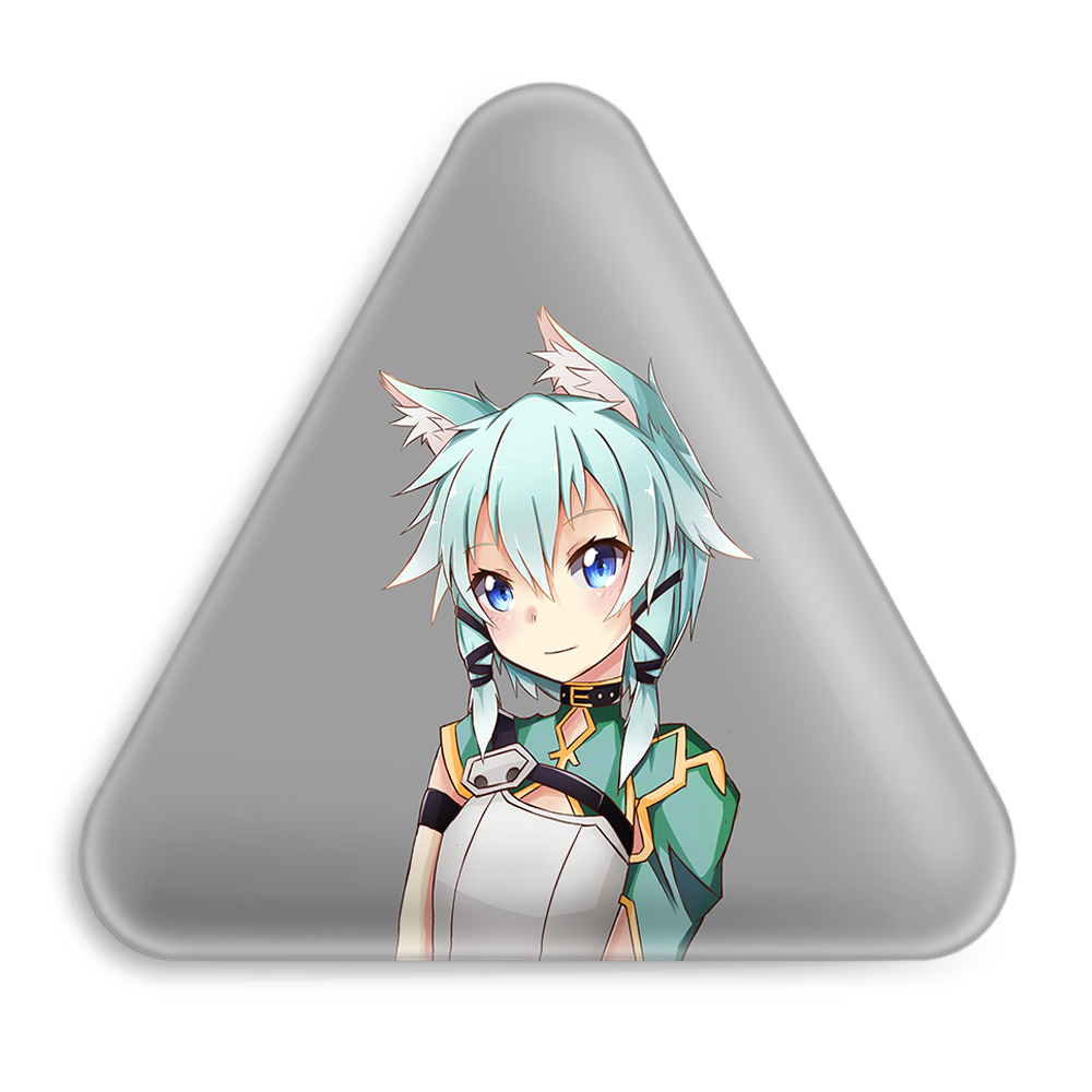 پیکسل خندالو طرح سینون انیمه هنر شمشیر زنی آنلاین مدل مثلثی کد 10128