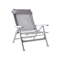 صندلی کمپ خاکستری کمپینگ اردوگاه های آفتاب تاشو Nurgaz