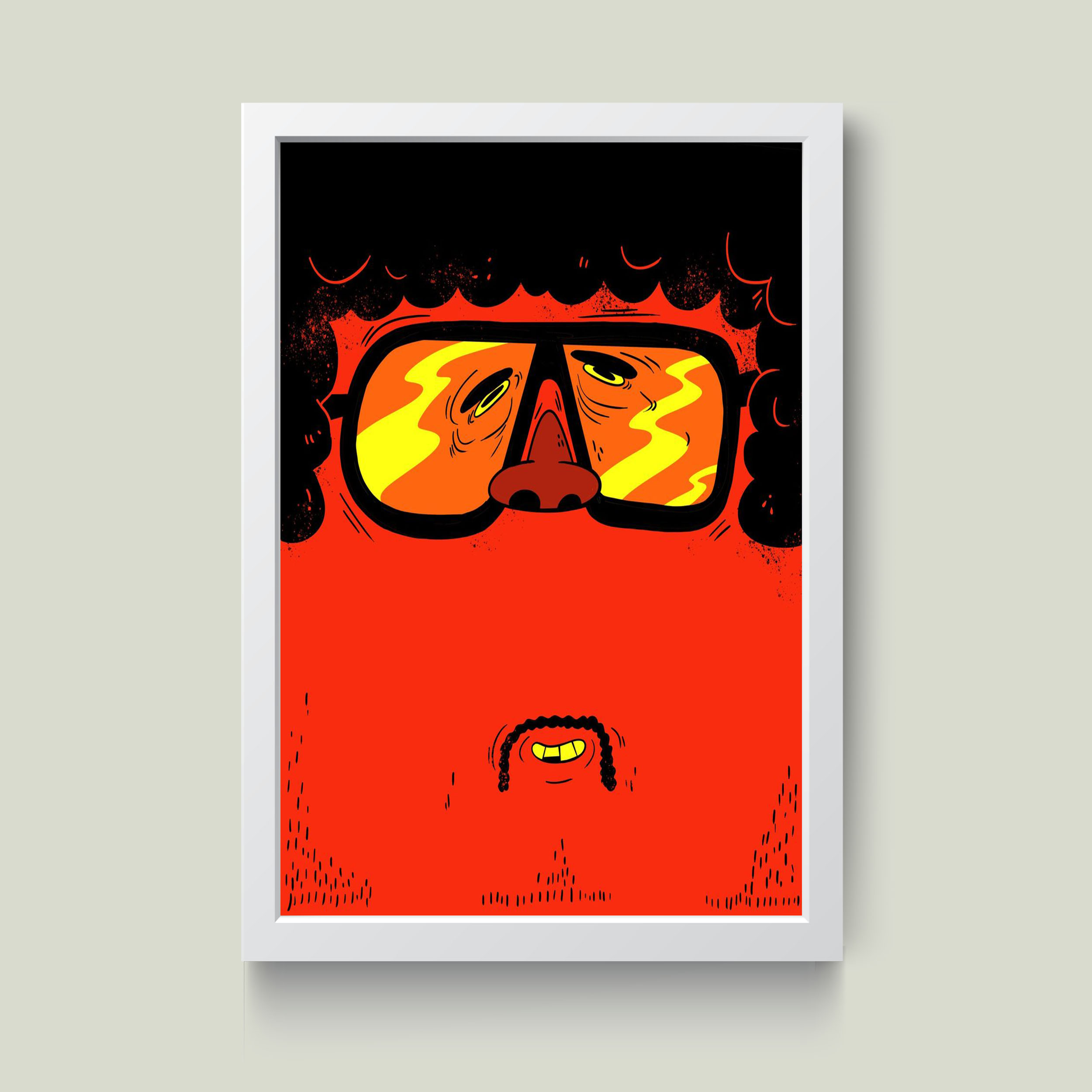 تابلو مدل Funny Face کد m2440-w